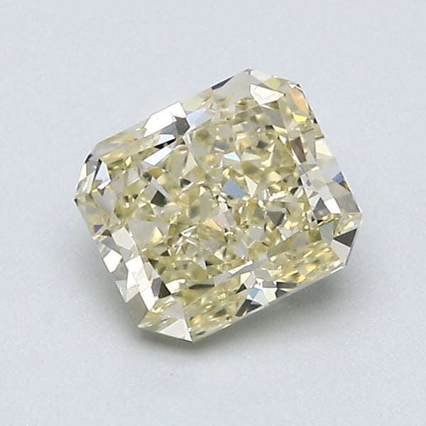 1.09 Carat Radiant Cut Natural Mined Diamond Fancy Light Brownish Yellow Color SI1 Clarity With GIA Certificate, natural diamonds, precious stones, engagement diamonds