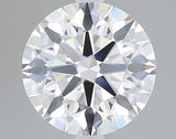 Lab-Grown 3.30 Carat Round Brilliant Diamond color E Clarity VVS2 With GIA Certificate, precious stones, engagement diamonds