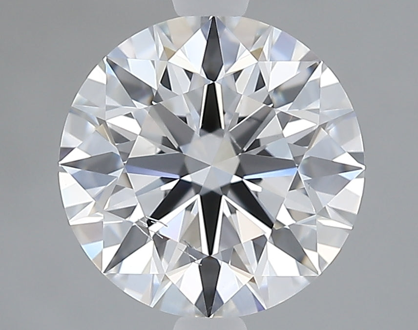 Lab-Grown 2.07 Carat Round Brilliant Diamond color F Clarity SI2 With GIA Certificate, precious stones, engagement diamonds