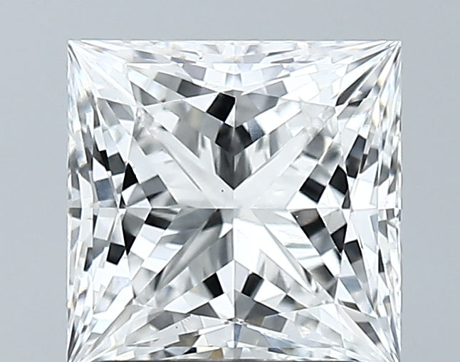 Lab-Grown 1.83 Carat Princess Cut Diamond color E Clarity VS1 With GIA Certificate, precious stones, engagement diamonds