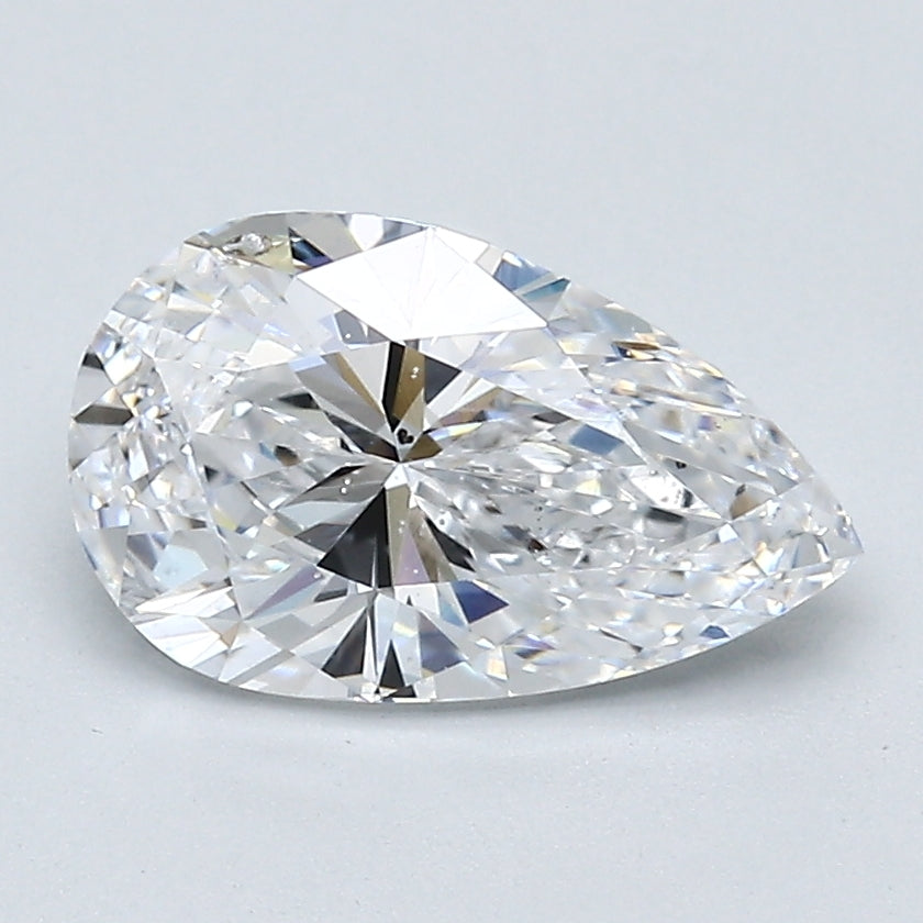 2.00 Carat Pear Shape Natural Mined Diamond D Color SI1 Clarity With GIA Certificate, natural diamonds, precious stones, engagement diamonds