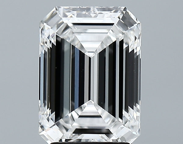 Lab-Grown 3.05 Carat Emerald Cut Diamond color D Clarity VS1 With GIA Certificate, precious stones, engagement diamonds