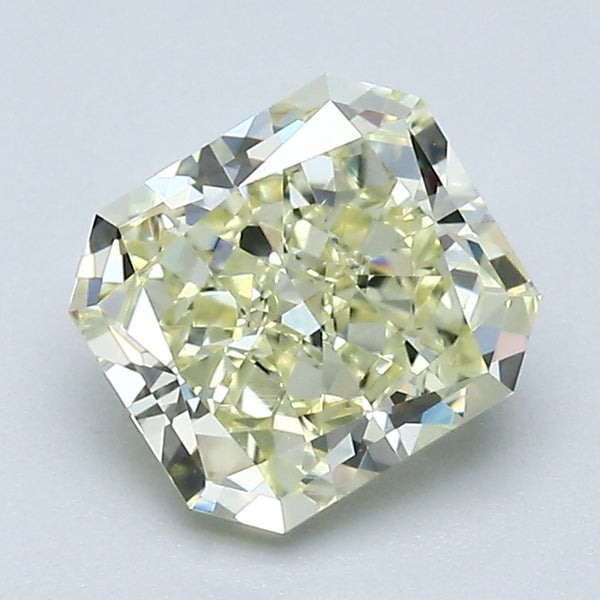 1.52 Carat Radiant Cut Natural Mined Diamond Fancy Light  Yellow Color VVS1 Clarity With GIA Certificate, natural diamonds, precious stones, engagement diamonds