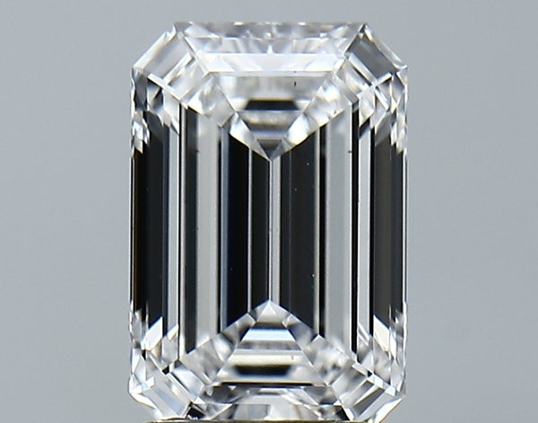 Lab-Grown 2.11 Carat Emerald Cut Diamond color E Clarity VS2, precious stones, engagement diamonds