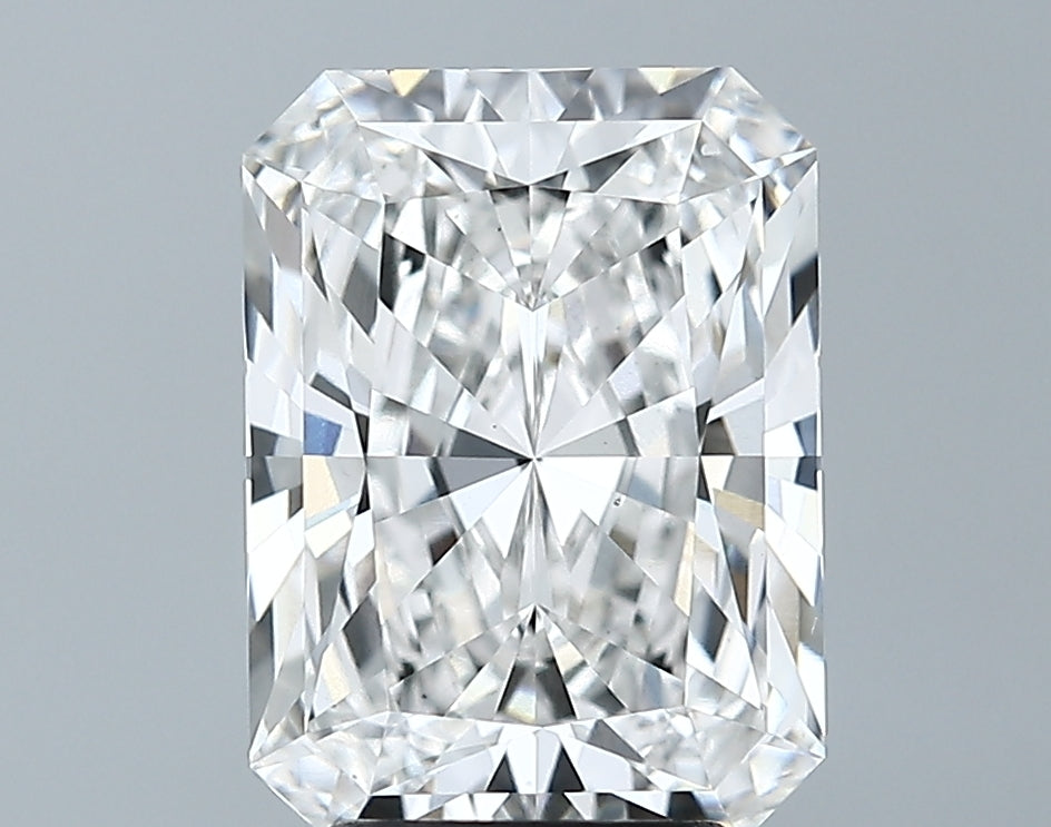 Lab-Grown 3.59 Carat Radiant Cut Diamond color F Clarity VS1 With GIA Certificate, precious stones, engagement diamonds