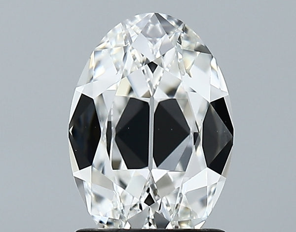 Lab-Grown 1.58 Carat Antique Oval Shape Diamond color G Clarity VS2 With GIA Certificate, precious stones, engagement diamonds