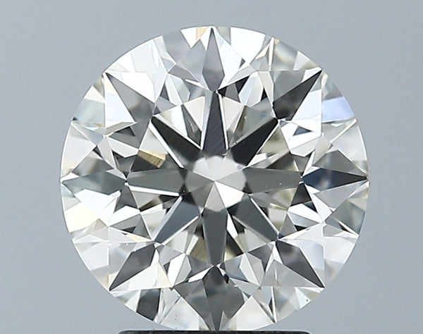 Lab-Grown 2.61 Carat Round Brilliant Diamond color I Clarity VS1, precious stones, engagement diamonds