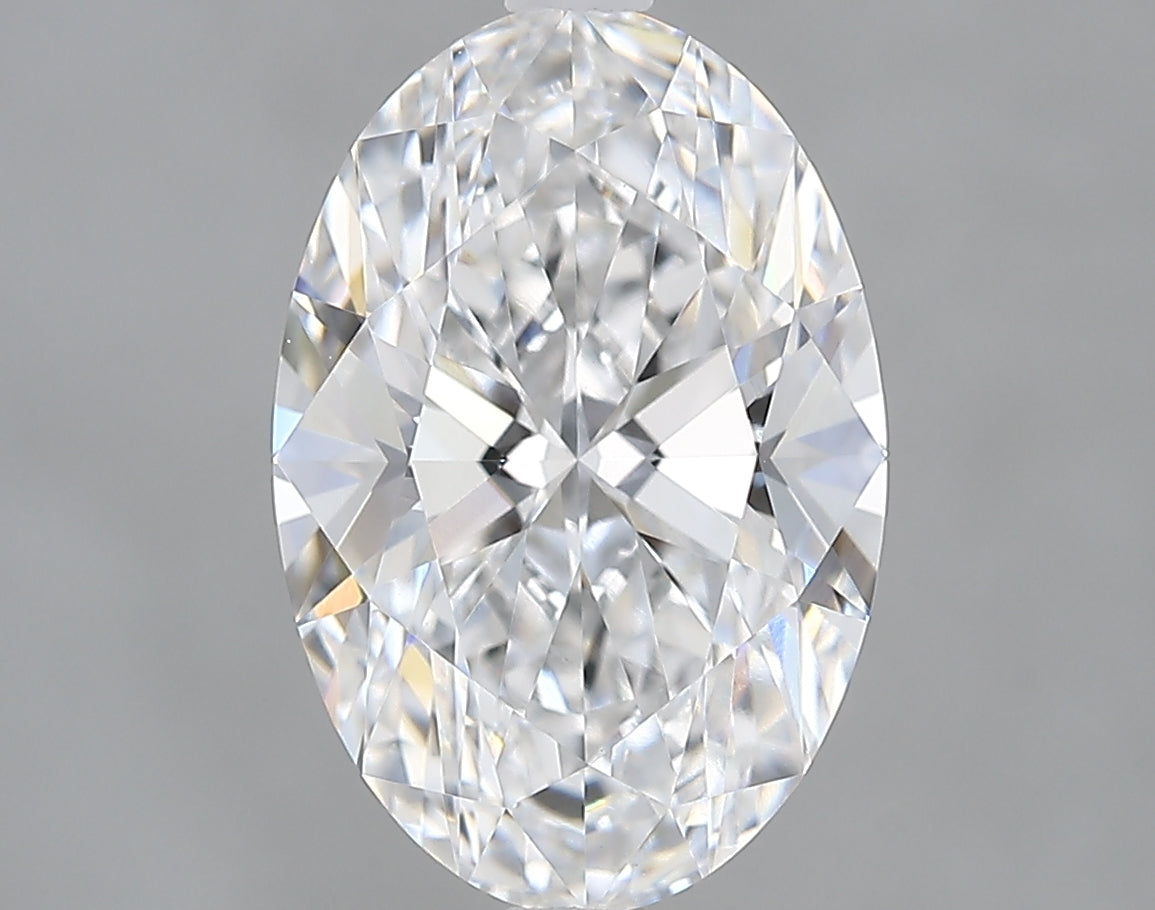 Lab-Grown 2.78 Carat Oval Shape Diamond color E Clarity VVS2 With GIA Certificate, precious stones, engagement diamonds