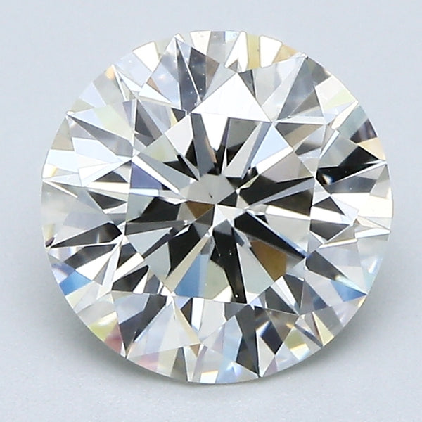 2.01 Carat Round Brilliant Natural Mined Diamond K Color VS2 Clarity With GIA Certificate, natural diamonds, precious stones, engagement diamonds
