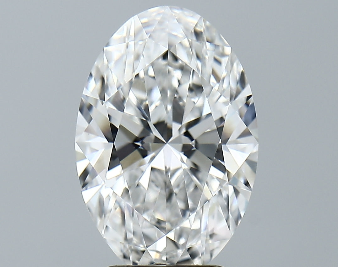 Lab-Grown 3.77 Carat Oval Shape Diamond color D Clarity VVS2, precious stones, engagement diamonds