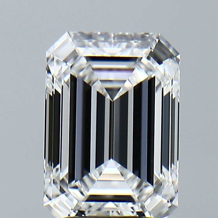 Lab-Grown 3.02 Carat Emerald Cut Diamond color E Clarity VVS2, precious stones, engagement diamonds