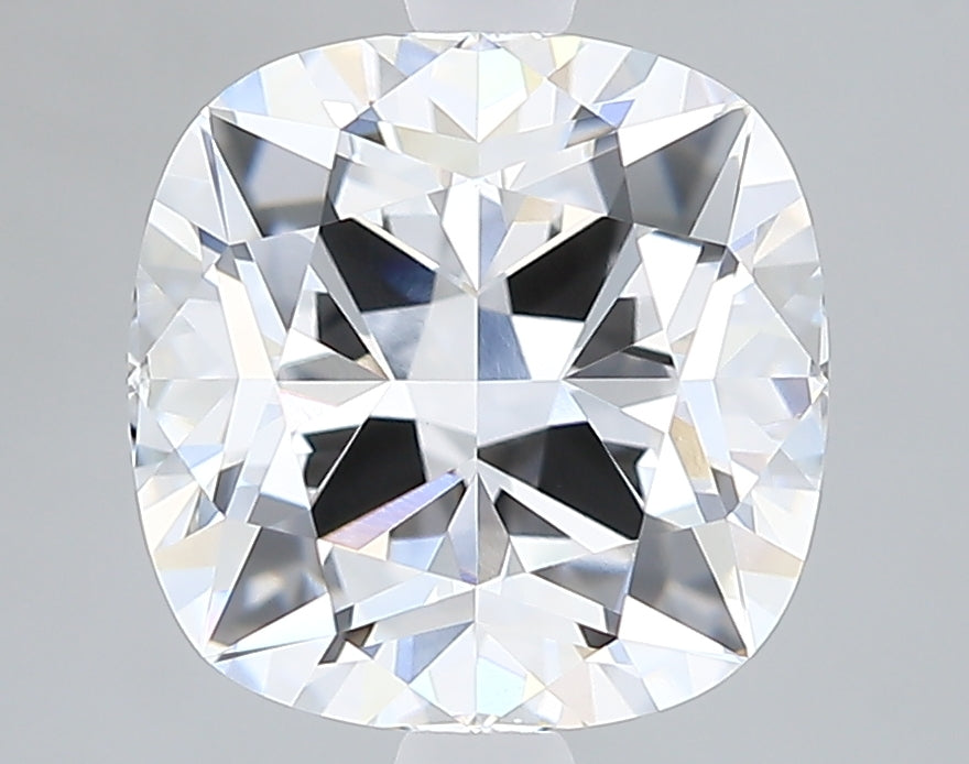 Lab-Grown 2.82 Carat Cushion Modified Brilliant Cut Diamond color E Clarity VVS2 With GIA Certificate, precious stones, engagement diamonds