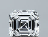 Lab-Grown 1.21 Carat Asscher Cut Diamond color D Clarity VS1 With GIA Certificate, precious stones, engagement diamonds