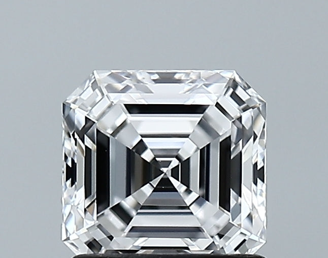 Lab-Grown 1.21 Carat Asscher Cut Diamond color D Clarity VS1 With GIA Certificate, precious stones, engagement diamonds