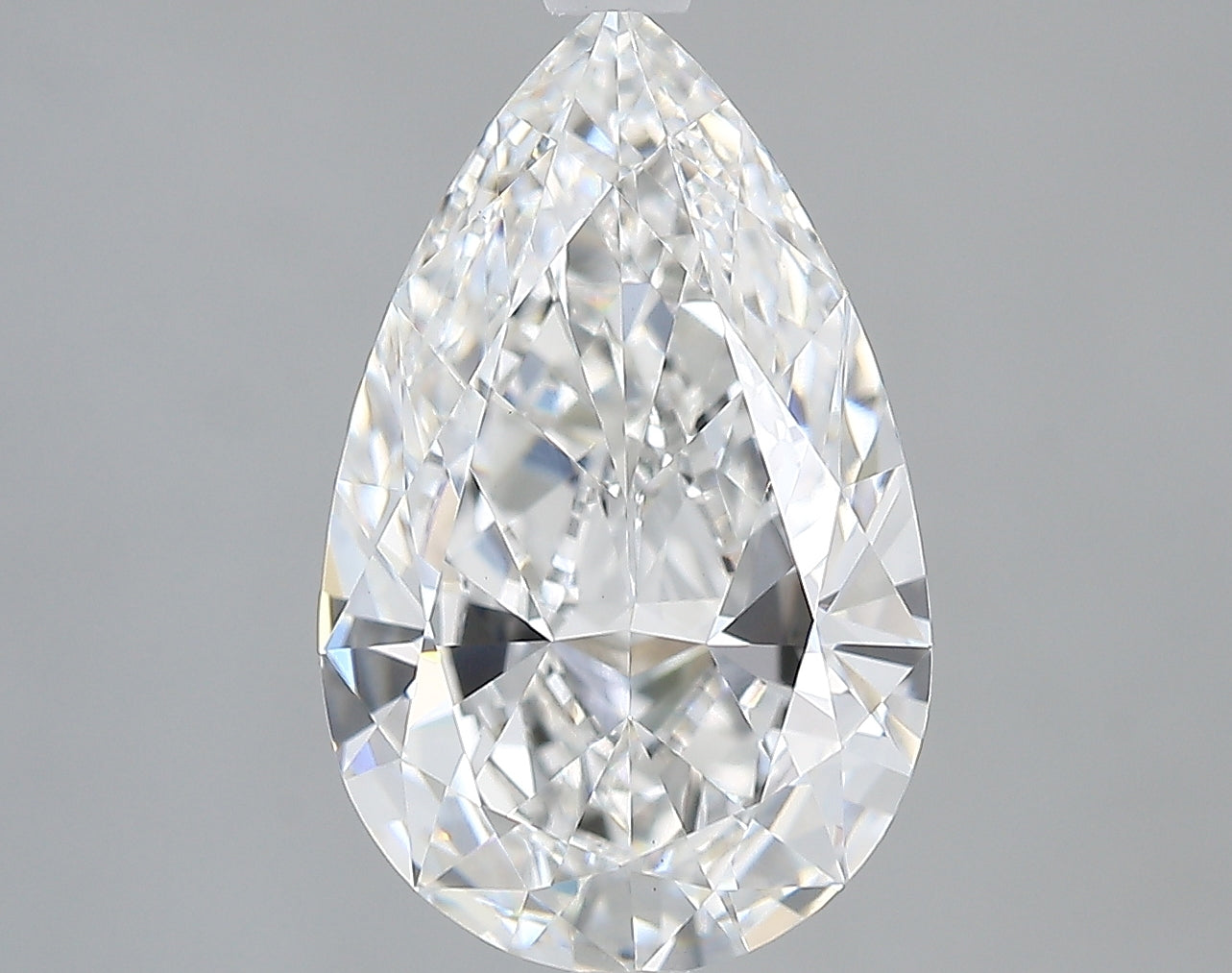 Lab-Grown 2.77 Carat Pear Shape Diamond color E Clarity VVS2, precious stones, engagement diamonds
