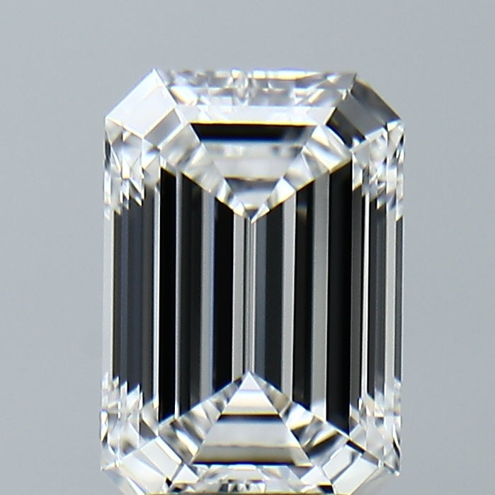 Lab-Grown 2.29 Carat Emerald Cut Diamond color D Clarity VVS1, precious stones, engagement diamonds