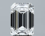 Lab-Grown 2.66 Carat Emerald Cut Diamond color D Clarity VVS2 With GIA Certificate, precious stones, engagement diamonds