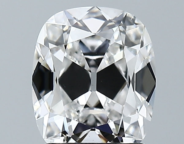 Lab-Grown 1.90 Carat Antique Cushion Cut Diamond color F Clarity VS2 With GIA Certificate, precious stones, engagement diamonds