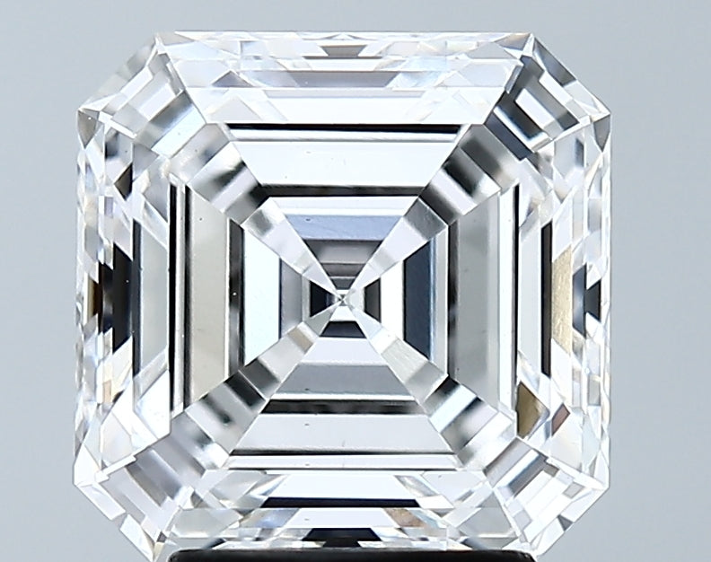 Lab-Grown 3.33 Carat Asscher Cut Diamond color D Clarity VS1 With GIA Certificate, precious stones, engagement diamonds