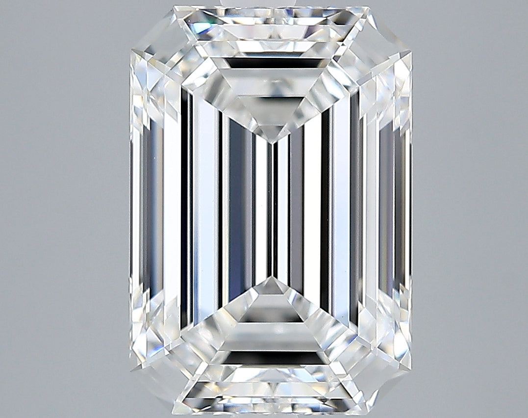 Lab-Grown 3.57 Carat Emerald Cut Diamond color E Clarity VVS2, precious stones, engagement diamonds
