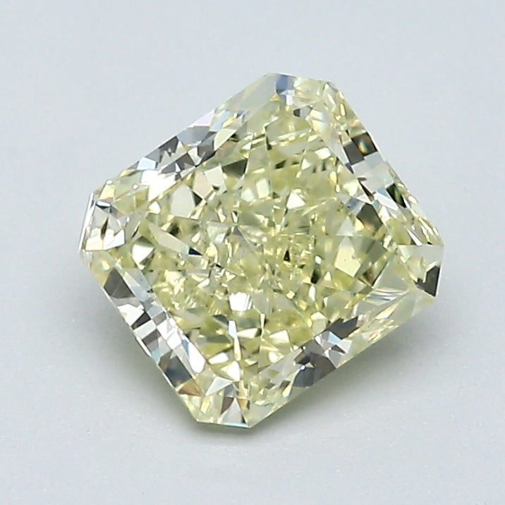 1.12 Carat Radiant Cut Natural Mined Diamond Fancy Light  Yellow Color VS2 Clarity With GIA Certificate, natural diamonds, precious stones, engagement diamonds