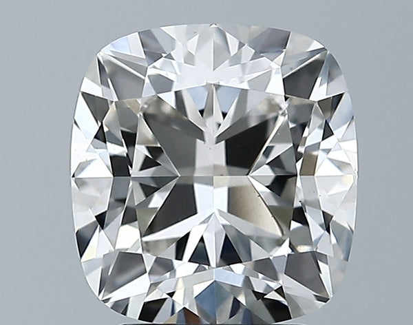 Lab-Grown 3.04 Carat Square Cushion Cut Diamond color H Clarity VS1, precious stones, engagement diamonds