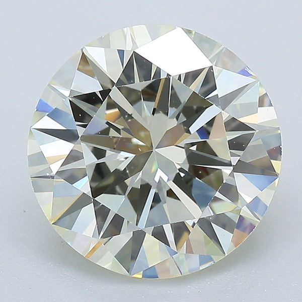 4.22 Carat Round Brilliant Diamond color N Clarity VS2, natural diamonds, precious stones, engagement diamonds