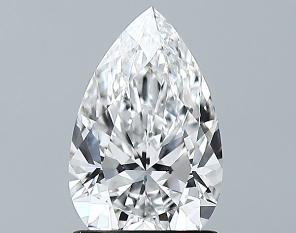 Lab-Grown 1.29 Carat Pear Shape Diamond color D Clarity VS1 With GIA Certificate, precious stones, engagement diamonds