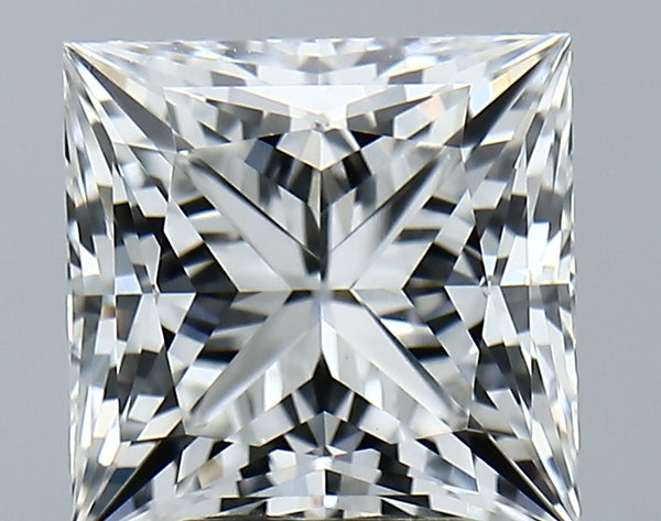 Lab-Grown 4.17 Carat Princess Cut Diamond color E Clarity VVS2, precious stones, engagement diamonds