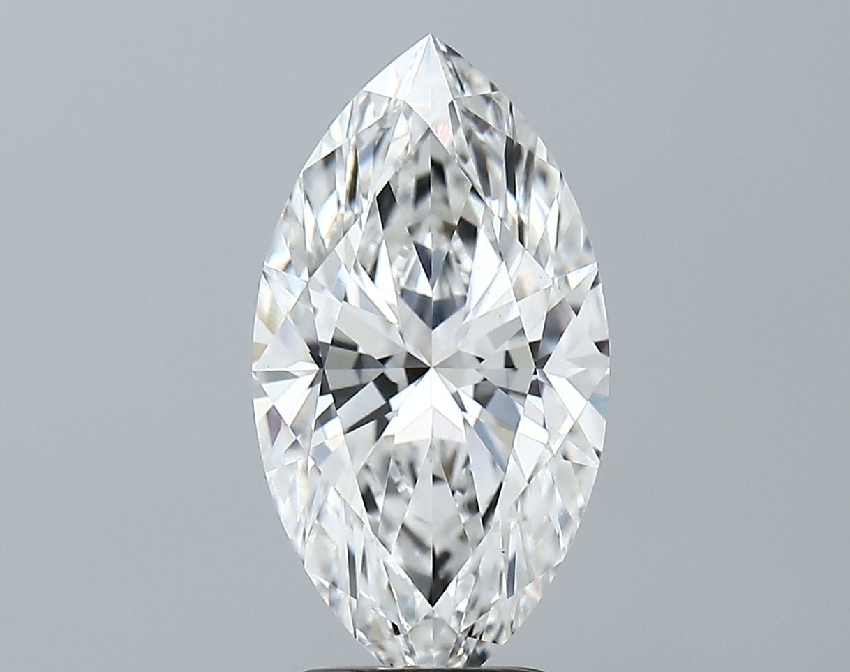 Lab-Grown 3.01 Carat Marquis Shape Diamond color E Clarity VS1 With GIA Certificate, precious stones, engagement diamonds