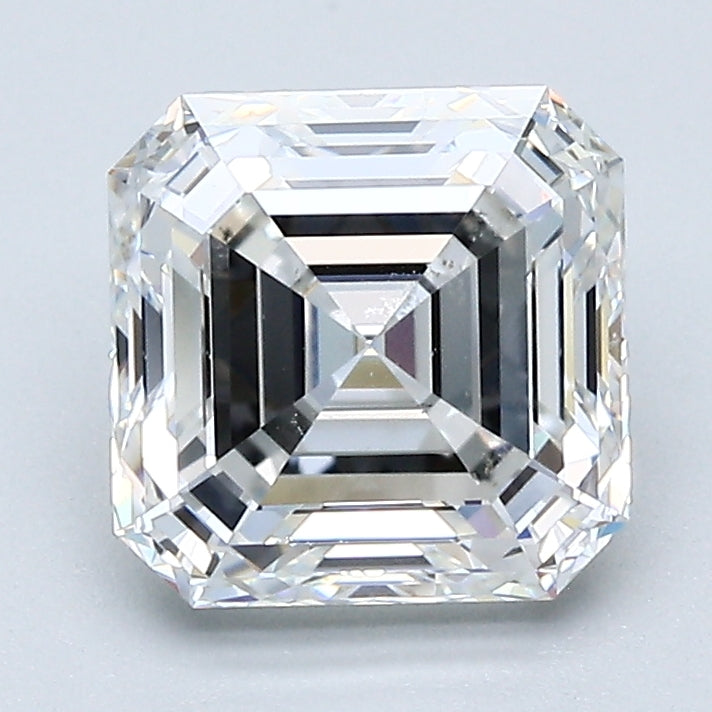 2.07 Carat Asscher Cut Natural Mined Diamond F Color VS1 Clarity With GIA Certificate, natural diamonds, precious stones, engagement diamonds