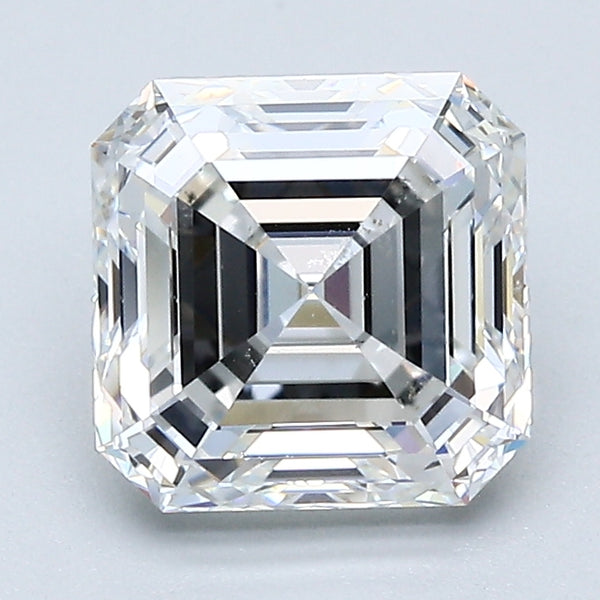 2.07 Carat Asscher Cut Natural Mined Diamond F Color VS1 Clarity With GIA Certificate, natural diamonds, precious stones, engagement diamonds