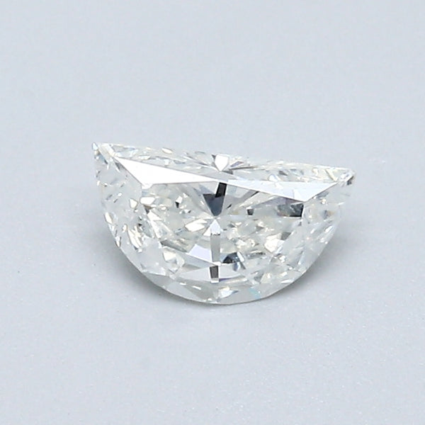 0.31 Carat Half Moon Shape Diamond color H Clarity SI1, natural diamonds, precious stones, engagement diamonds