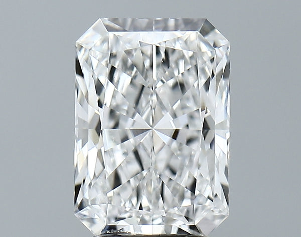 Lab-Grown 2.66 Carat Radiant Cut Diamond color D Clarity VVS2, precious stones, engagement diamonds