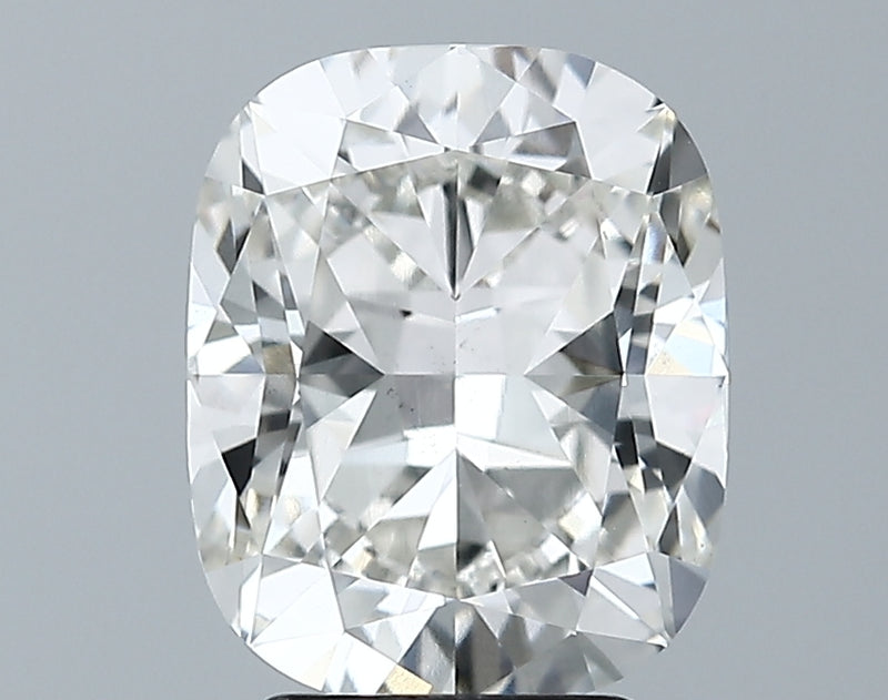 Lab-Grown 3.13 Carat Cushion Modified Brilliant Cut Diamond color I Clarity VVS2 With GIA Certificate, precious stones, engagement diamonds