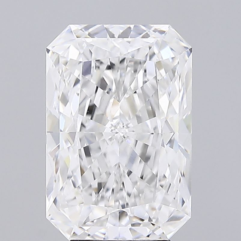 Lab-Grown 5.14 Carat Radiant Cut Diamond color F Clarity VVS2 With GIA Certificate, precious stones, engagement diamonds