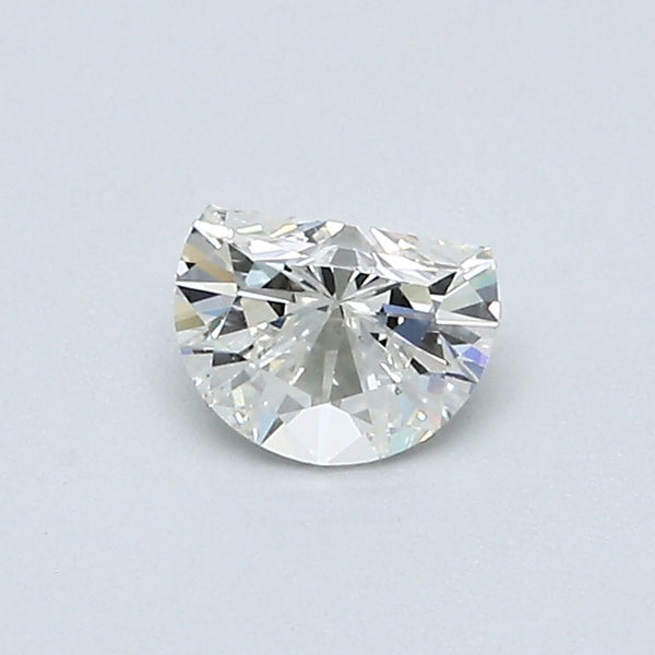 0.39 Carat Half Moon Shape Diamond color I Clarity SI2, natural diamonds, precious stones, engagement diamonds