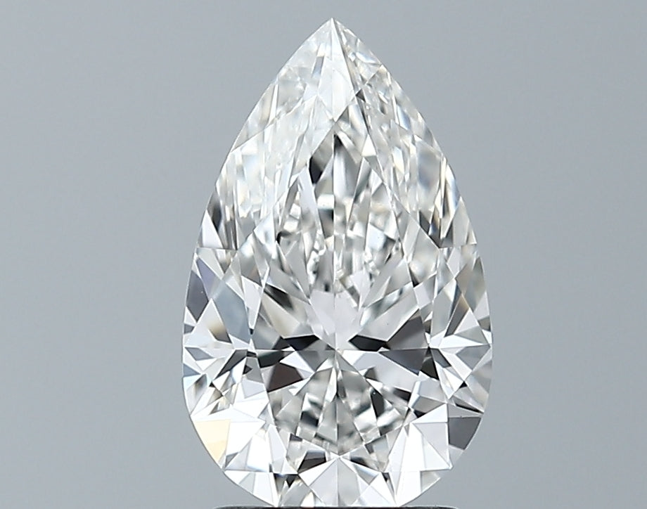 Lab-Grown 1.79 Carat Pear Shape Diamond color G Clarity VVS2 With GIA Certificate, precious stones, engagement diamonds
