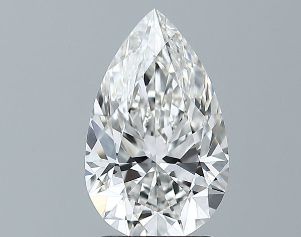 Lab-Grown 1.79 Carat Pear Shape Diamond color G Clarity VVS2 With GIA Certificate, precious stones, engagement diamonds