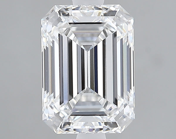 Lab-Grown 2.11 Carat Emerald Cut Diamond color E Clarity VS1 With GIA Certificate, precious stones, engagement diamonds