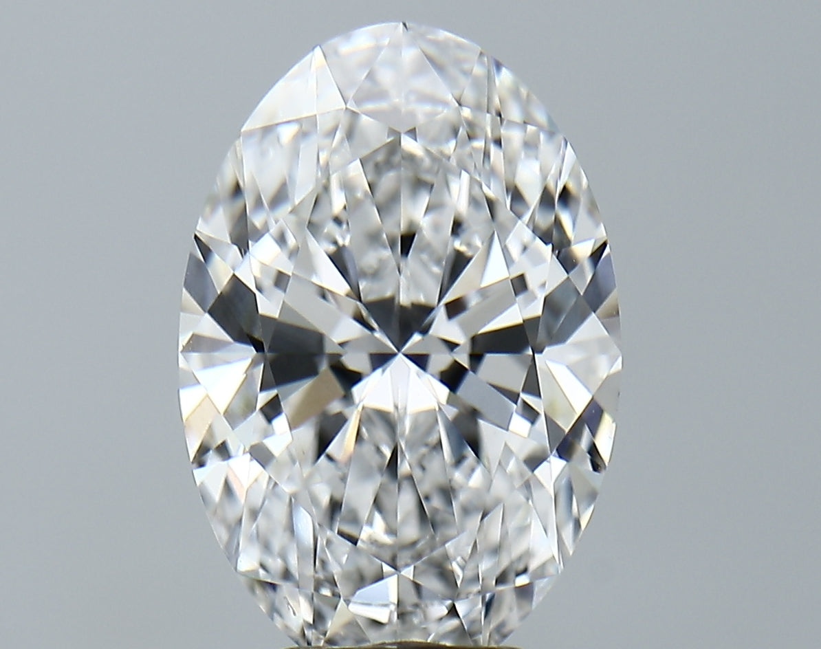 Lab-Grown 5.18 Carat Oval Shape Diamond color E Clarity VVS2 With GIA Certificate, precious stones, engagement diamonds