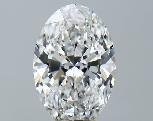 Lab-Grown 5.18 Carat Oval Shape Diamond color E Clarity VVS2 With GIA Certificate, precious stones, engagement diamonds