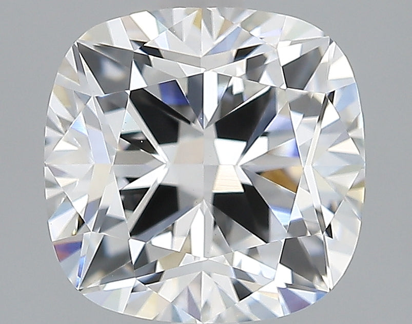 Lab-Grown 2.37 Carat Square Cushion Cut Diamond color E Clarity VVS2, precious stones, engagement diamonds