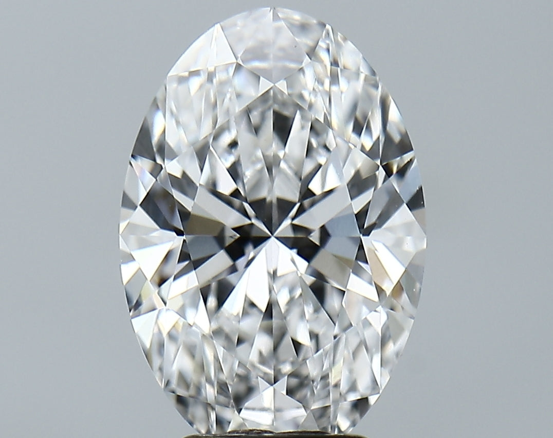Lab-Grown 4.09 Carat Oval Shape Diamond color D Clarity VVS2 With GIA Certificate, precious stones, engagement diamonds