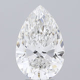 Lab-Grown 3.03 Carat Pear Shape Diamond color F Clarity VS2 With GIA Certificate, precious stones, engagement diamonds