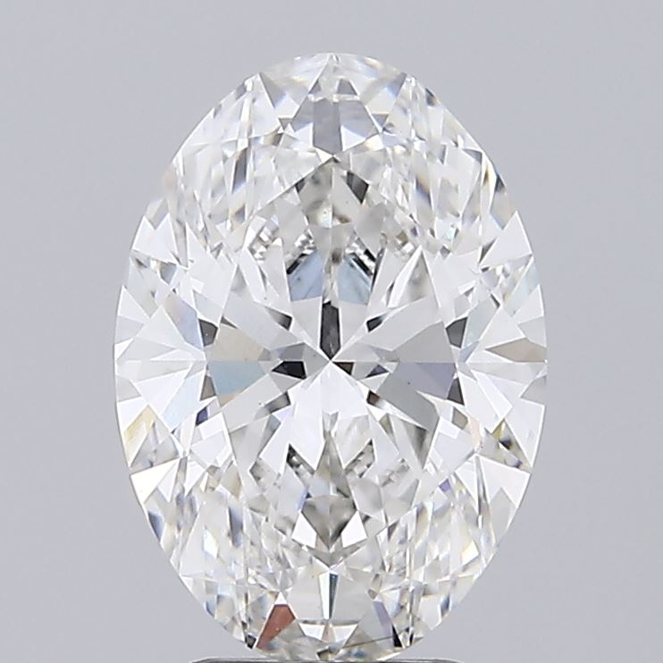 Lab-Grown 4.05 Carat Oval Shape Diamond color G Clarity VVS2 With GIA Certificate, precious stones, engagement diamonds