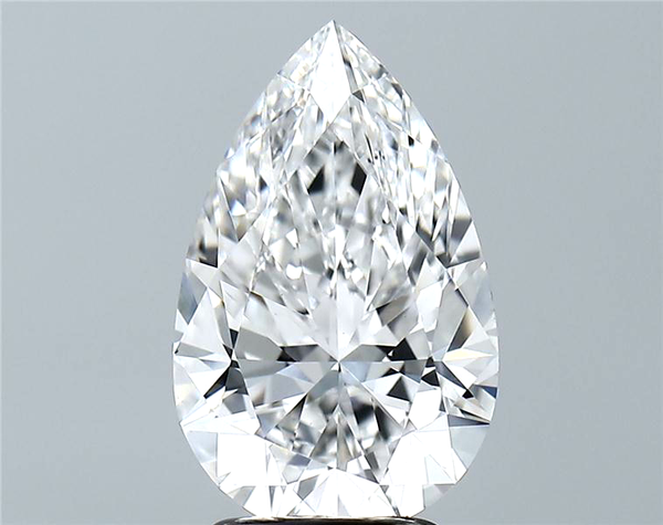 Lab-Grown 3.01 Carat Pear Shape Diamond color E Clarity VS1 With GIA Certificate, precious stones, engagement diamonds