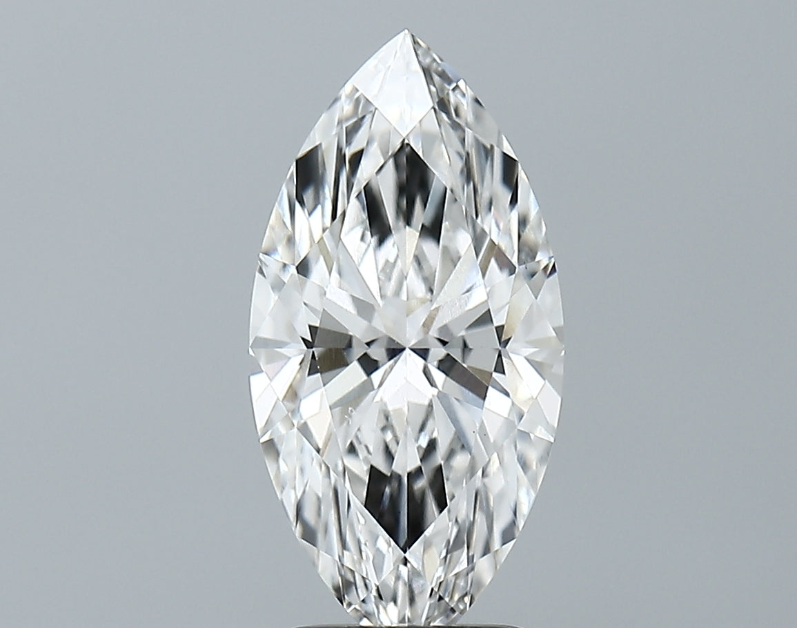 Lab-Grown 2.27 Carat Marquis Shape Diamond color E Clarity VS1, precious stones, engagement diamonds