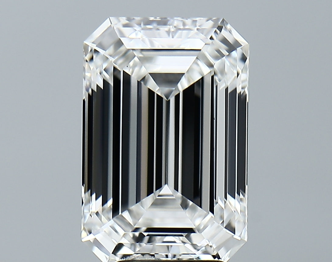 Lab-Grown 5.17 Carat Emerald Cut Diamond color E Clarity VVS2, precious stones, engagement diamonds