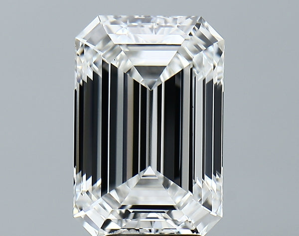 Lab-Grown 5.17 Carat Emerald Cut Diamond color E Clarity VVS2, precious stones, engagement diamonds